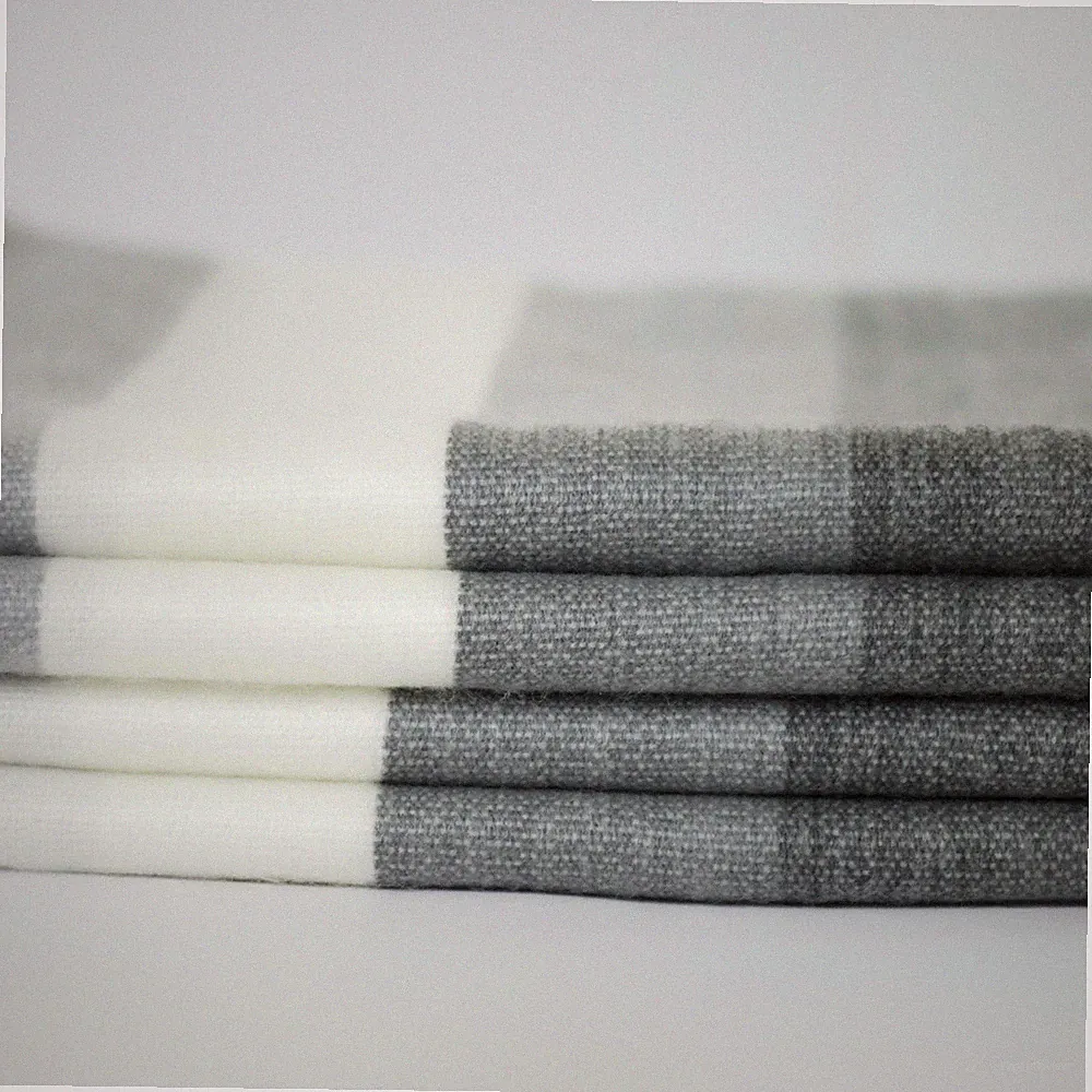 ALPACA WOOL BLANKET THROW LARGE QUEEN 90 x 63 SOFT COZY STRIPES HANDMADE ECUADOR