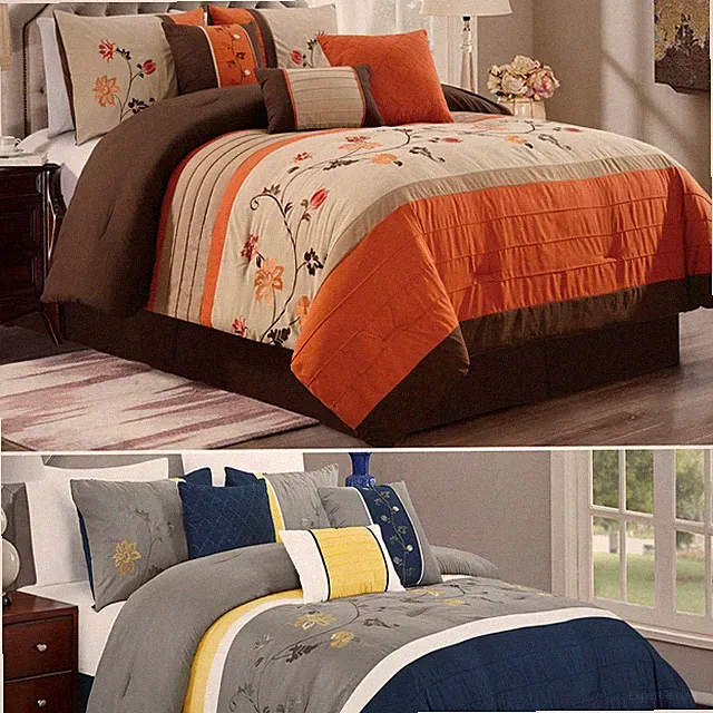 Striped comforter sets