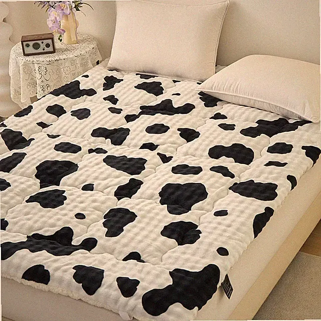 King Mattress Pad 78 x 80 inches, King Size Mattress Cover Warm Thicken Velve...