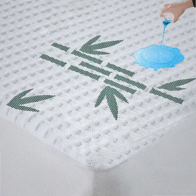 King Size Mattress Protector, Breathable Viscose Waterproof Mattress Pad Cove...