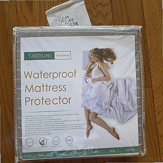 New TASTELIFE Twin XL Mattress Protector 100% Waterproof Breathable Noiseless
