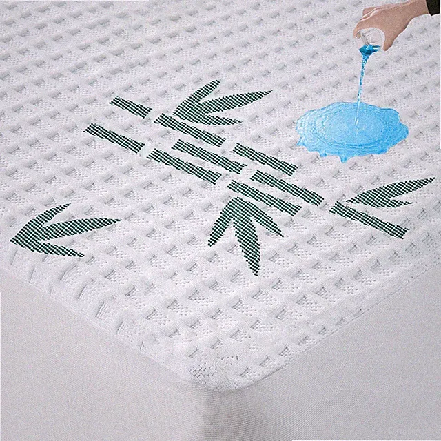 Queen Size Mattress Protector, Breathable Viscose Waterproof Mattress Pad Cov...